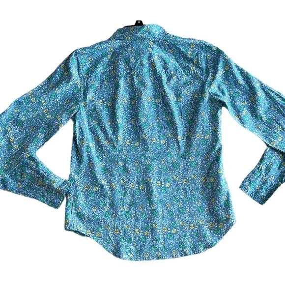 J. Crew "Ditsy" floral button up blouse Size XS - Picture 4 of 11